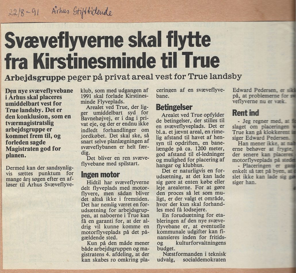 Svæveflyvepladsen – første spadestik