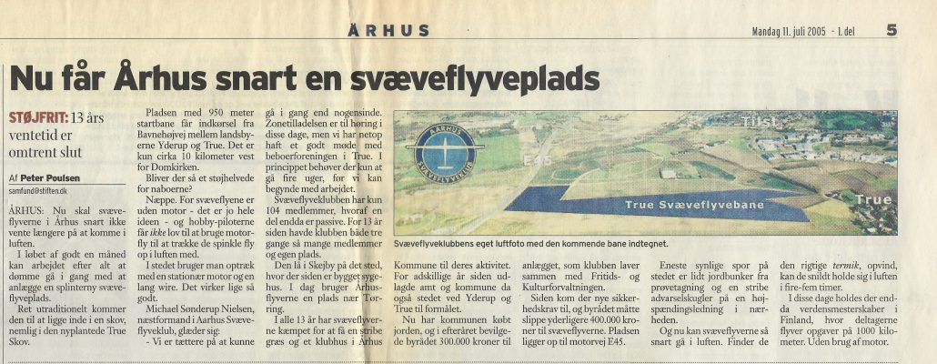 Svæveflyvepladsen – første spadestik
